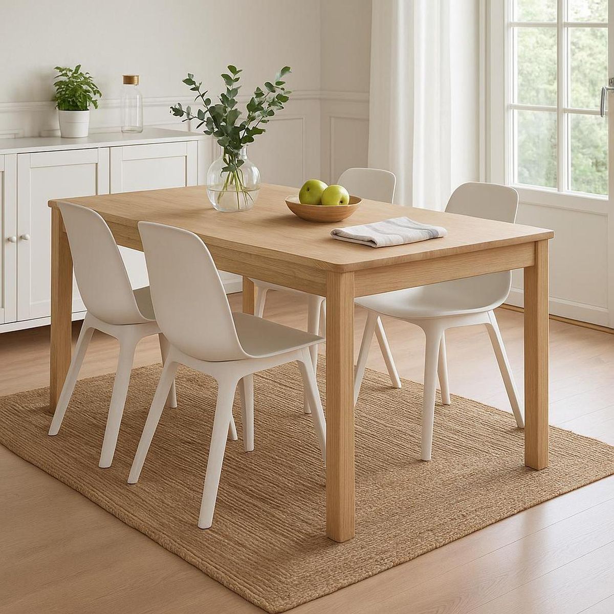 ATMOSPHERA - Alfombra Decorativa de Yute Natura 160x230 cm Atmosphera