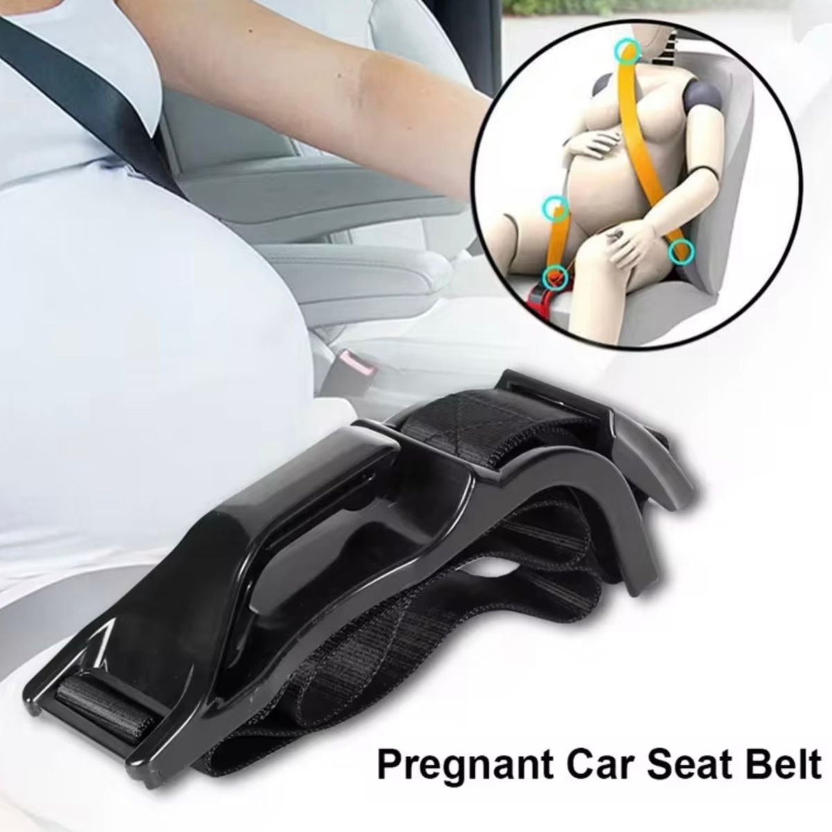 GENERICO - ADAPTADOR PARA CINTURON DE SEGURIDAD EMBARAZADAS