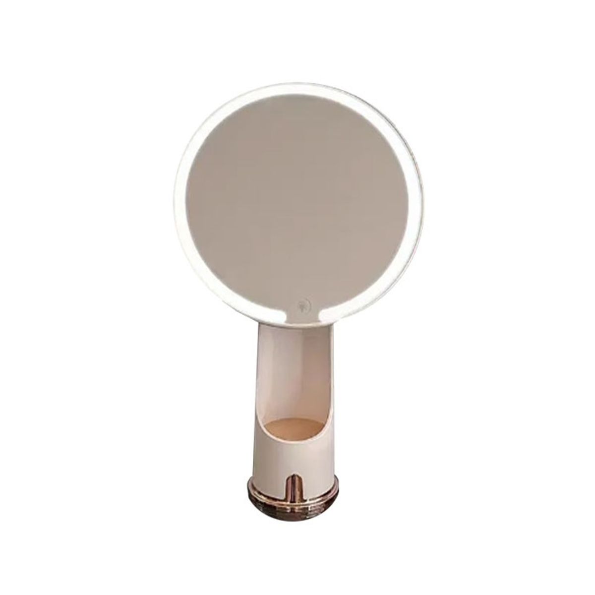 GENERICO - Espejo Cosmético LED Redondo Organizador