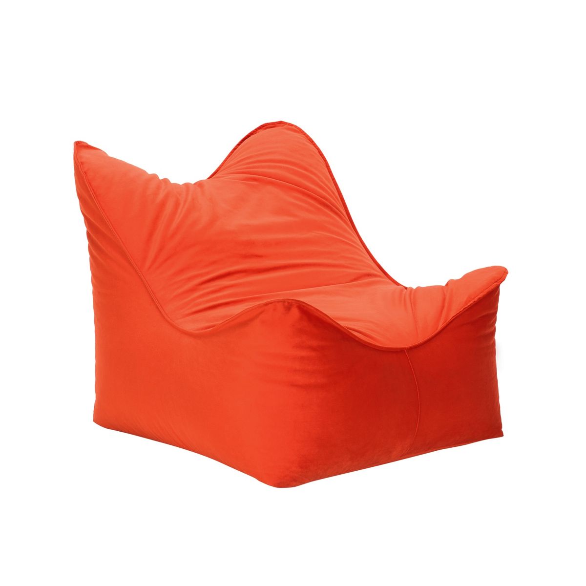 BODEVIR - Pouf Potter 1C Felpa Naranjo