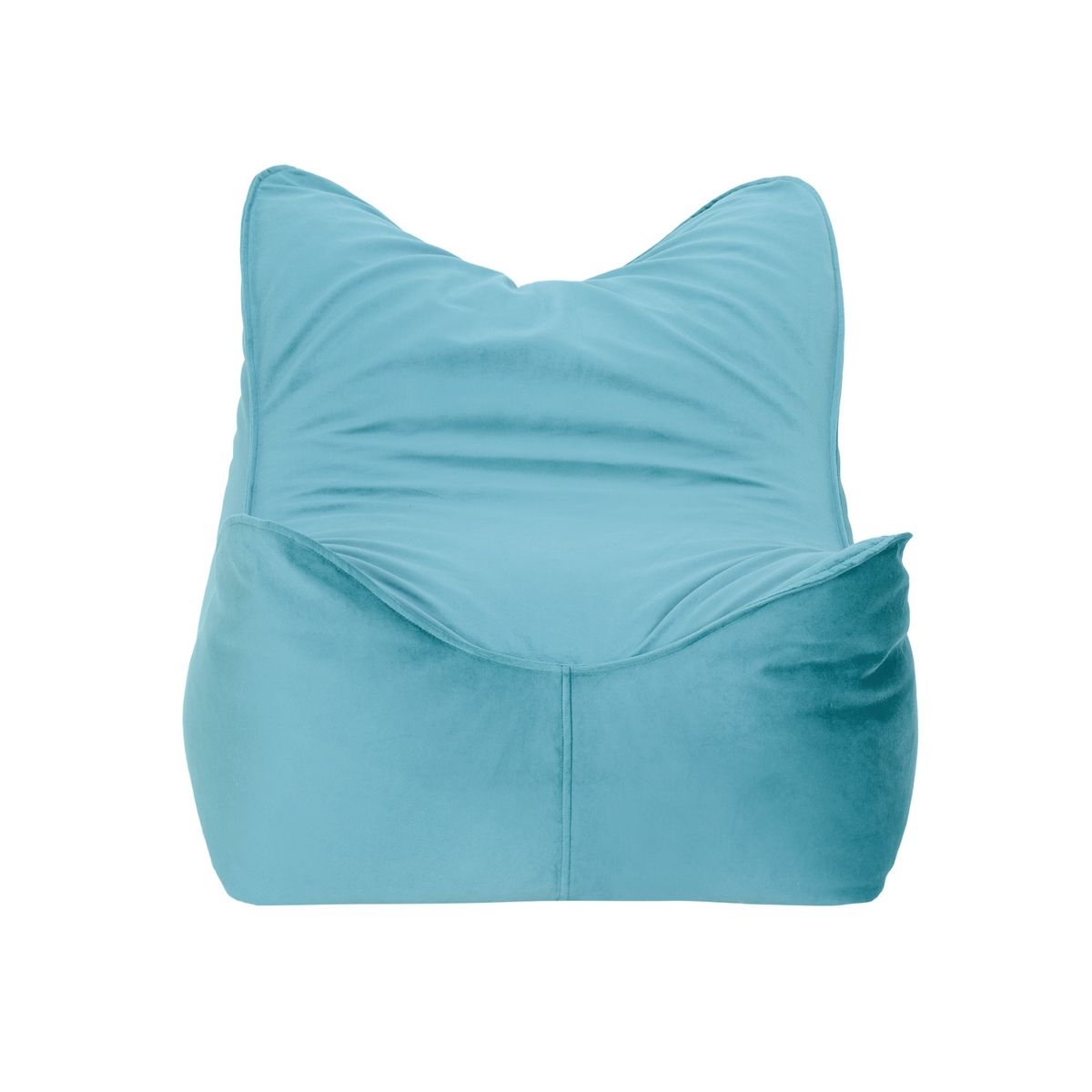 BODEVIR - Pouf Potter 1C Felpa Turquesa