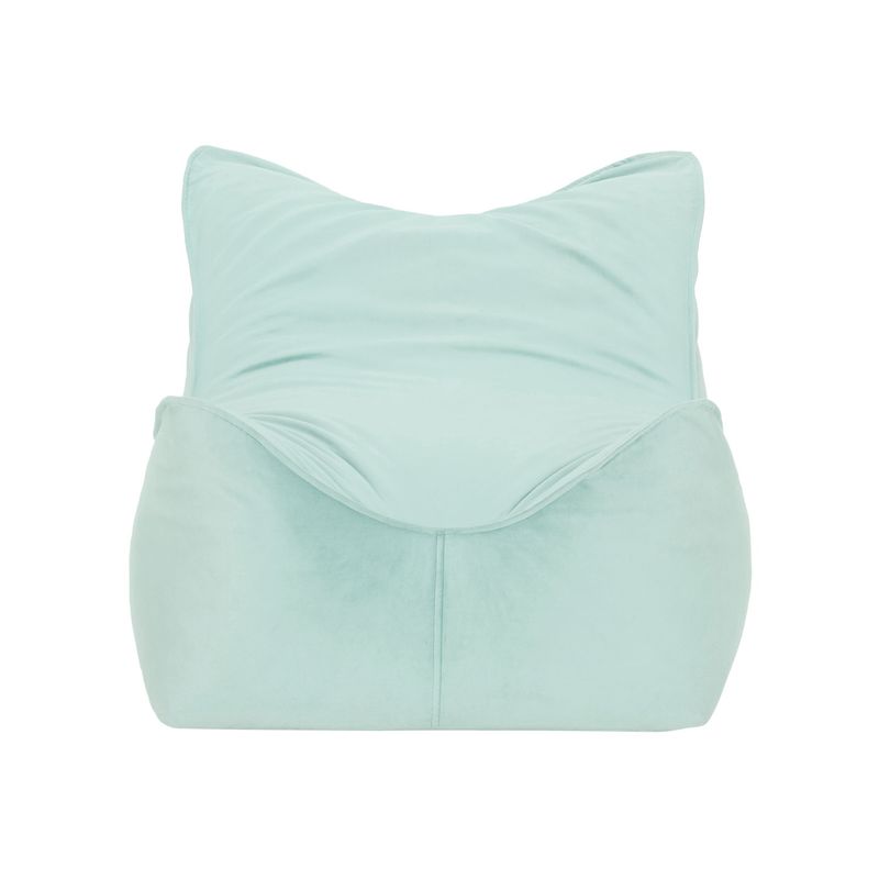 BODEVIR - Pouf Potter 1C Felpa Verde Agua
