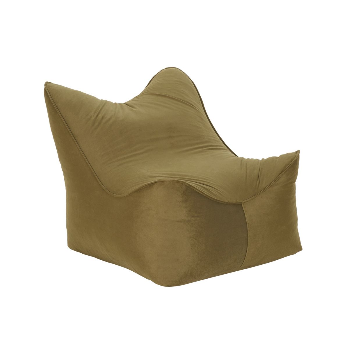 BODEVIR - Pouf Potter 1C Felpa Verde Musgo