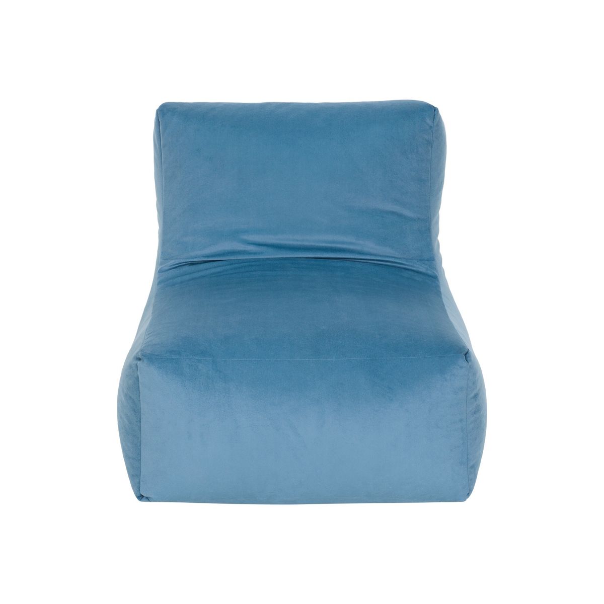BODEVIR - Pouf Tatto 1C Felpa Azul Petroleo