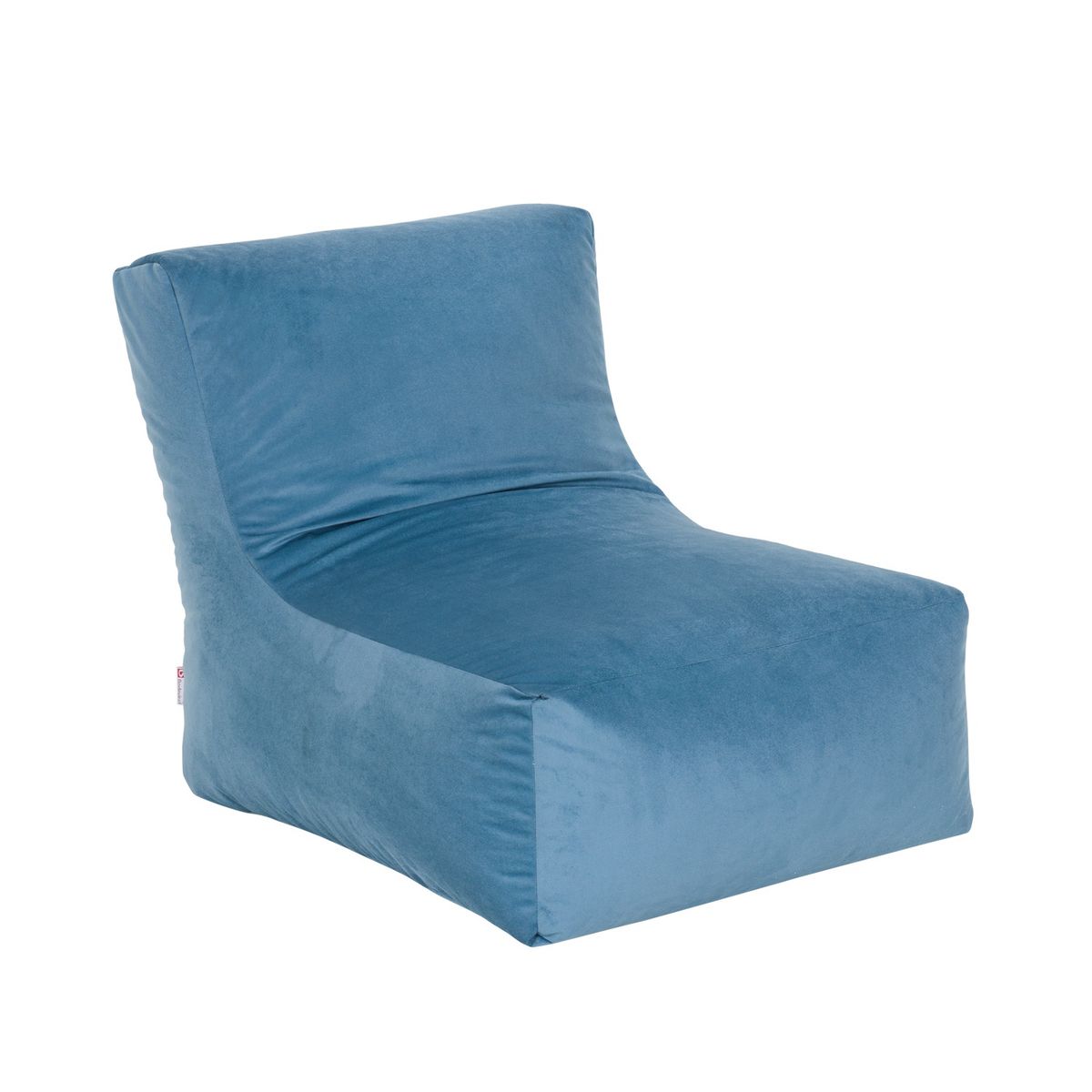 BODEVIR - Pouf Tatto 1C Felpa Azul Petroleo