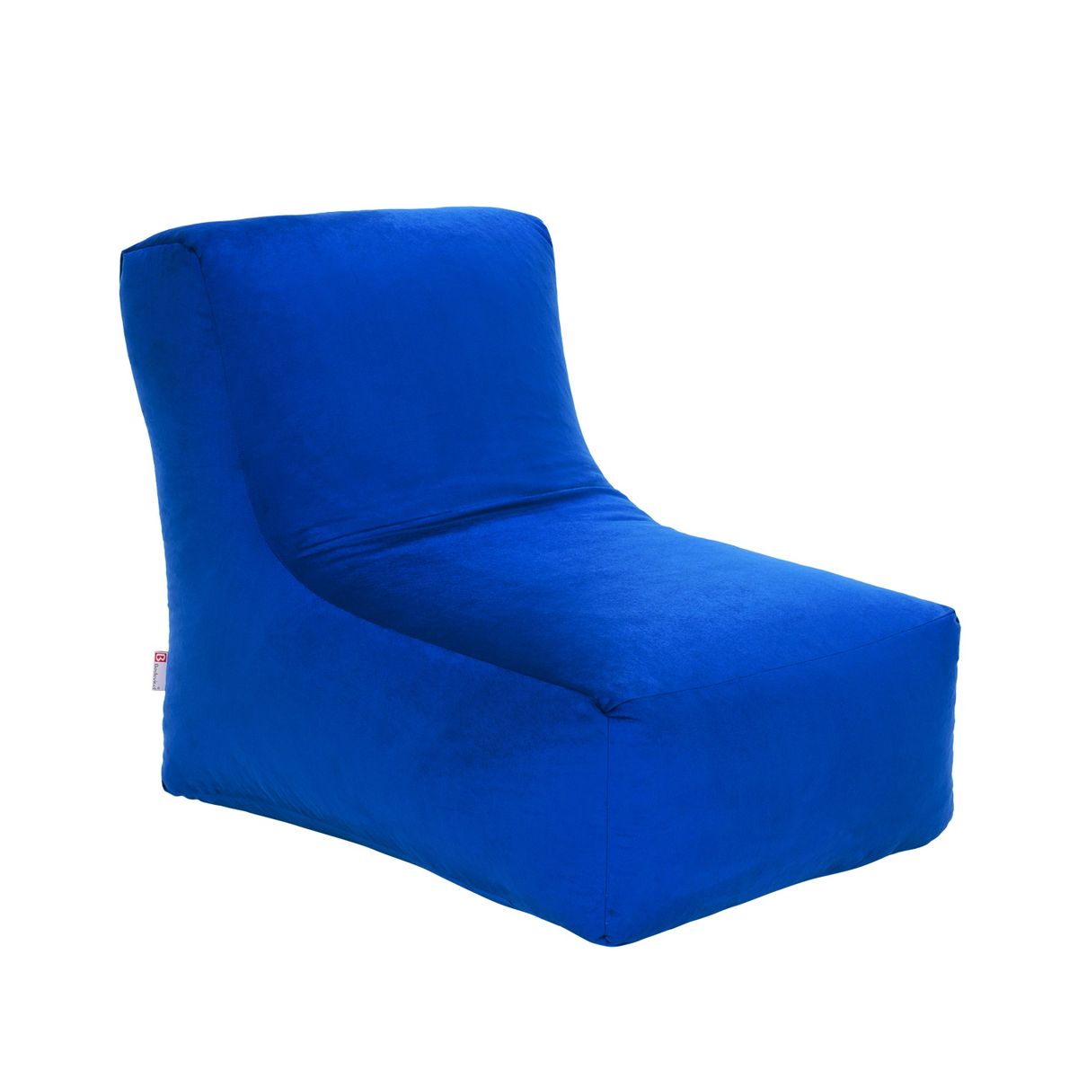 BODEVIR - Pouf Tatto 1C Felpa Azul Rey