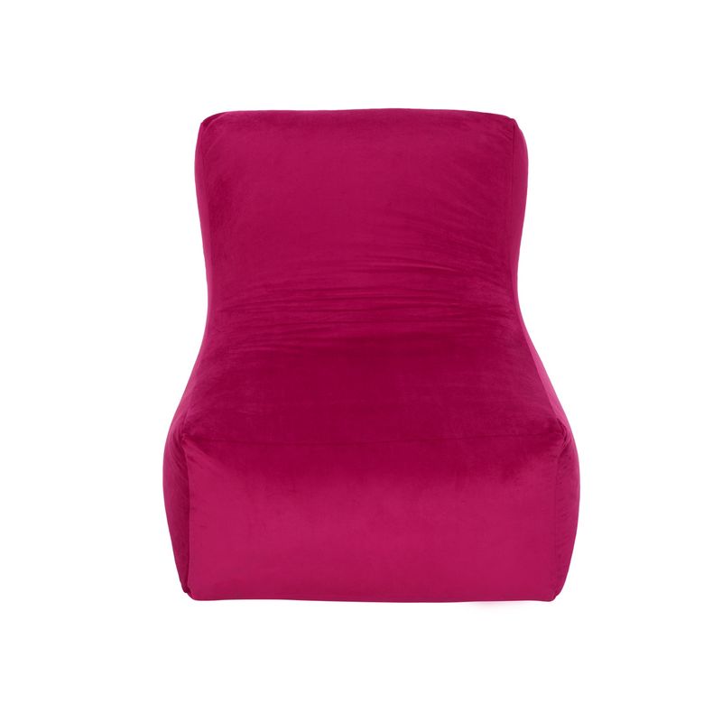 BODEVIR - Pouf Tatto 1C Felpa Burdeo
