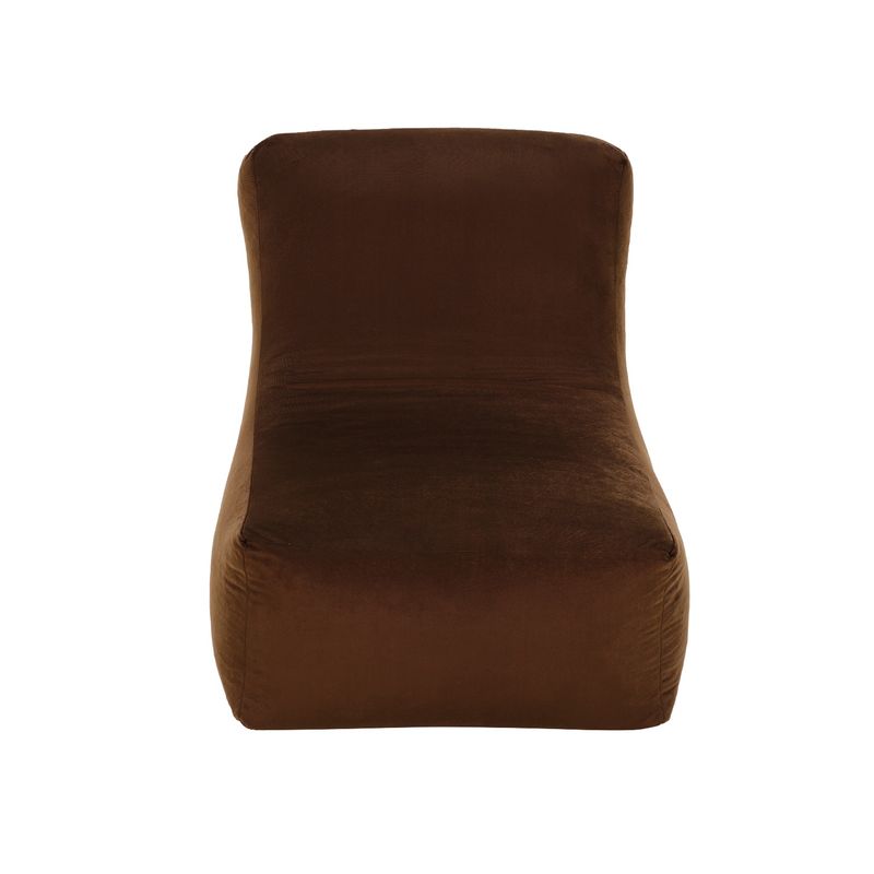 BODEVIR - Pouf Tatto 1C Felpa Chocolate