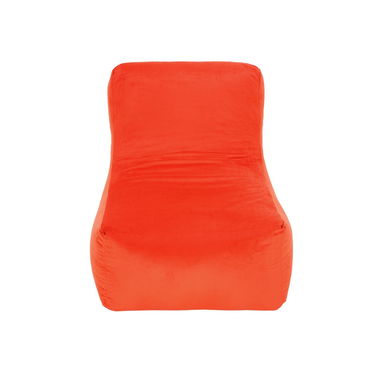 BODEVIR - Pouf Tatto 1C Felpa Naranjo