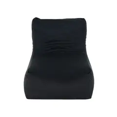 BODEVIR - Pouf Tatto 1C Felpa Negro
