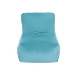 BODEVIR - Pouf Tatto 1C Felpa Turquesa