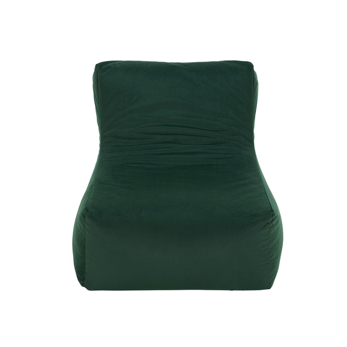 BODEVIR - Pouf Tatto 1C Felpa Verde Botella