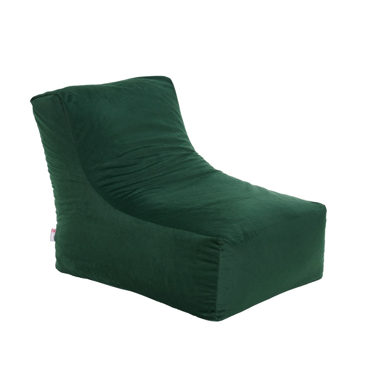 BODEVIR - Pouf Tatto 1C Felpa Verde Botella