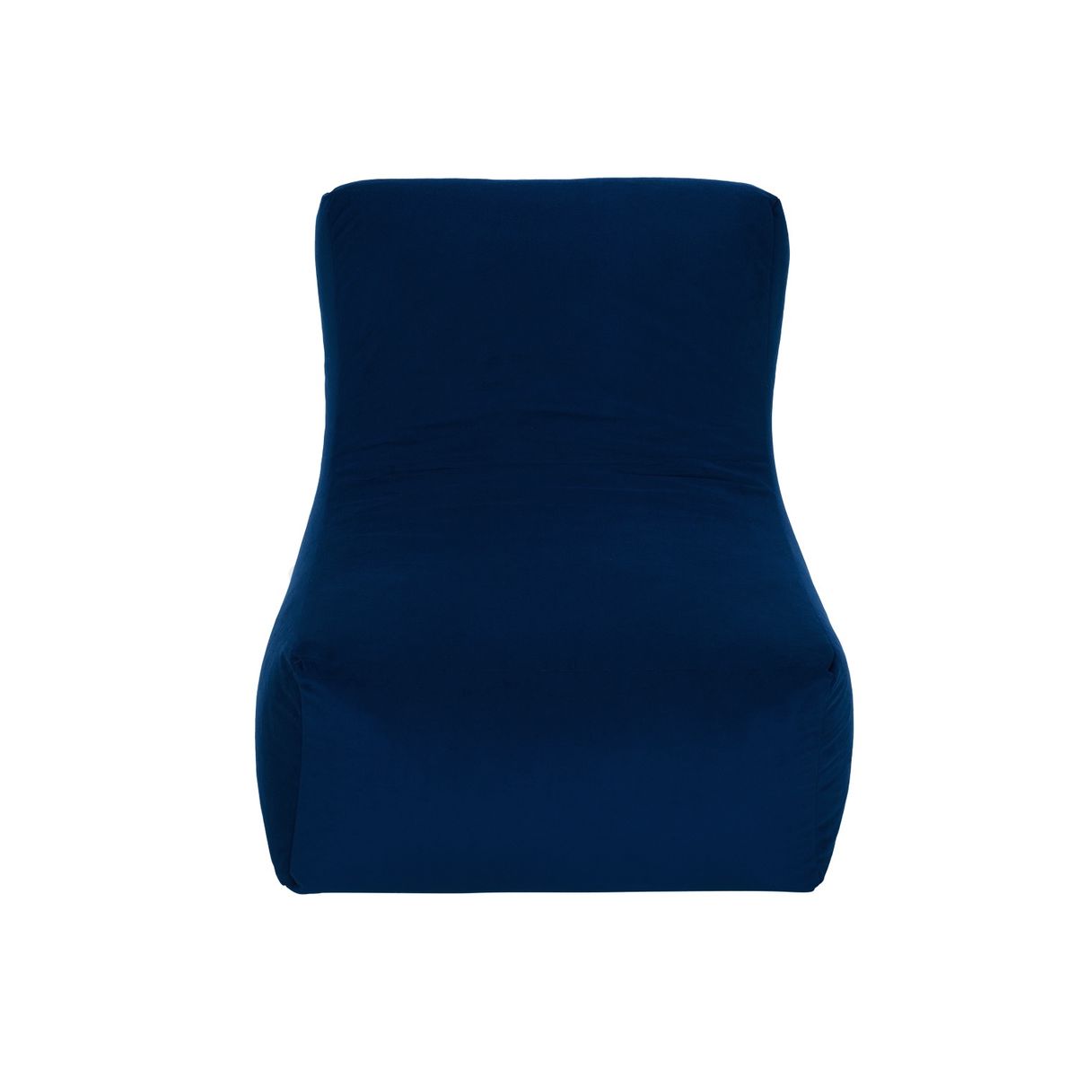 BODEVIR - Set Pouf Tatto 1C Felpa Azul Marino