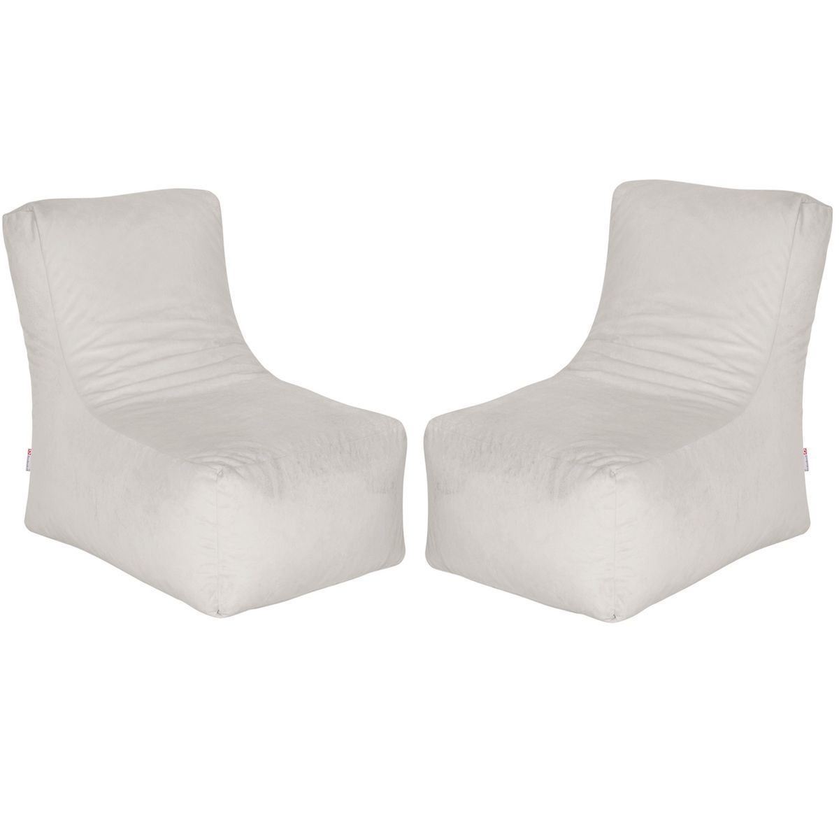 BODEVIR - Set Pouf Tatto 1C Felpa Crudo