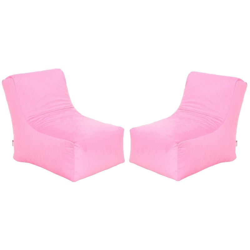 BODEVIR - Set Pouf Tatto 1C Felpa Rosado
