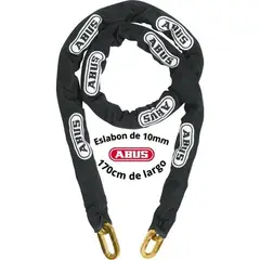 ABUS - Cadena Acero Serie 10KS 170cm Endurecido Alta Seguridad