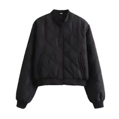 TIOZONEY - Chaqueta acolchada de algodón - Negro