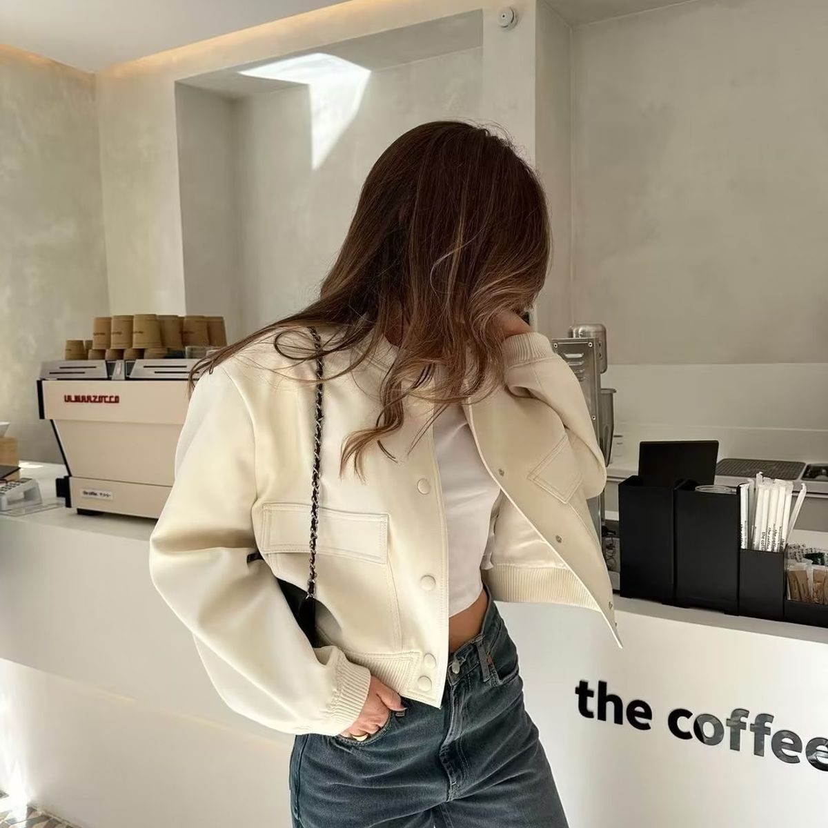 TIOZONEY - Chaqueta de mujer de primavera - Rosa