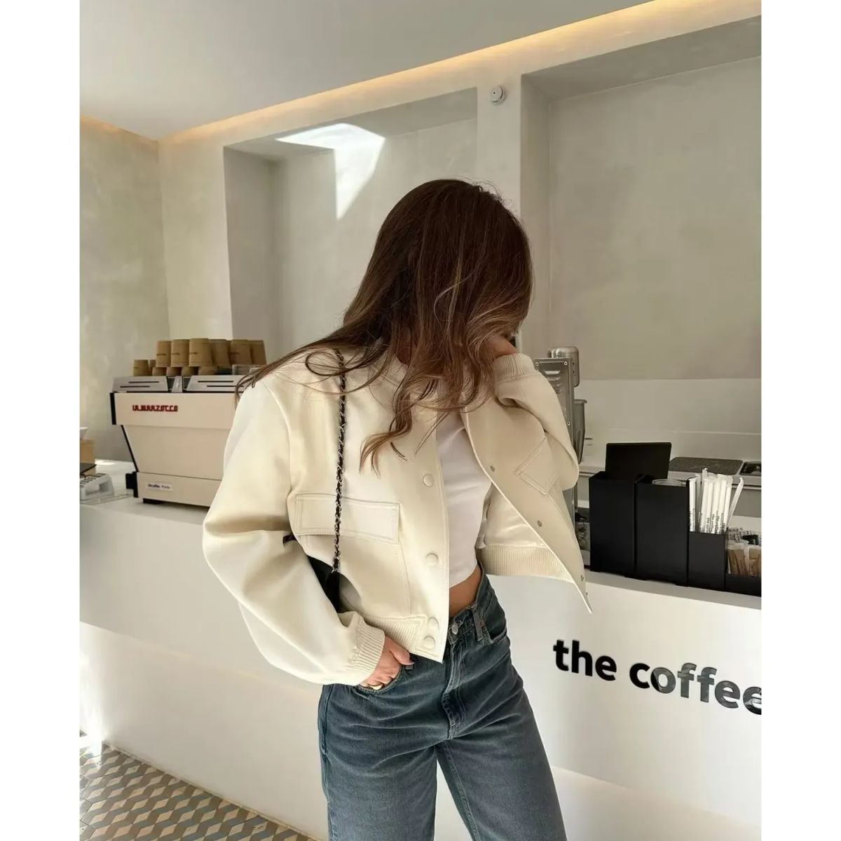 TIOZONEY - Chaqueta de mujer de primavera - Rosa