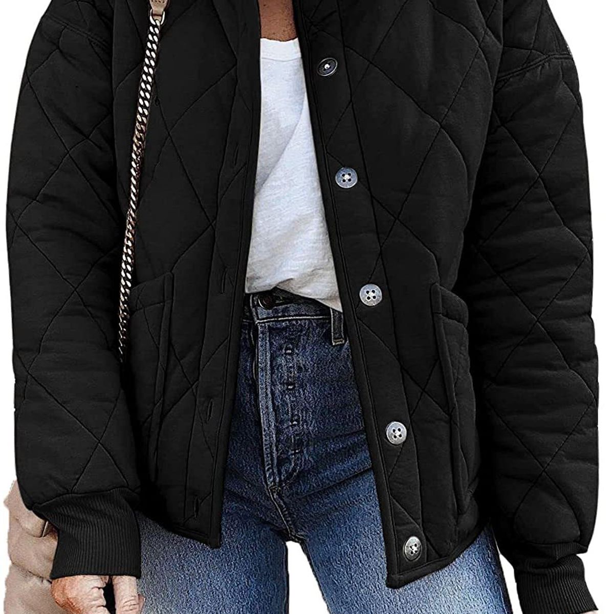 TIOZONEY - Chaqueta de manga larga - Negro