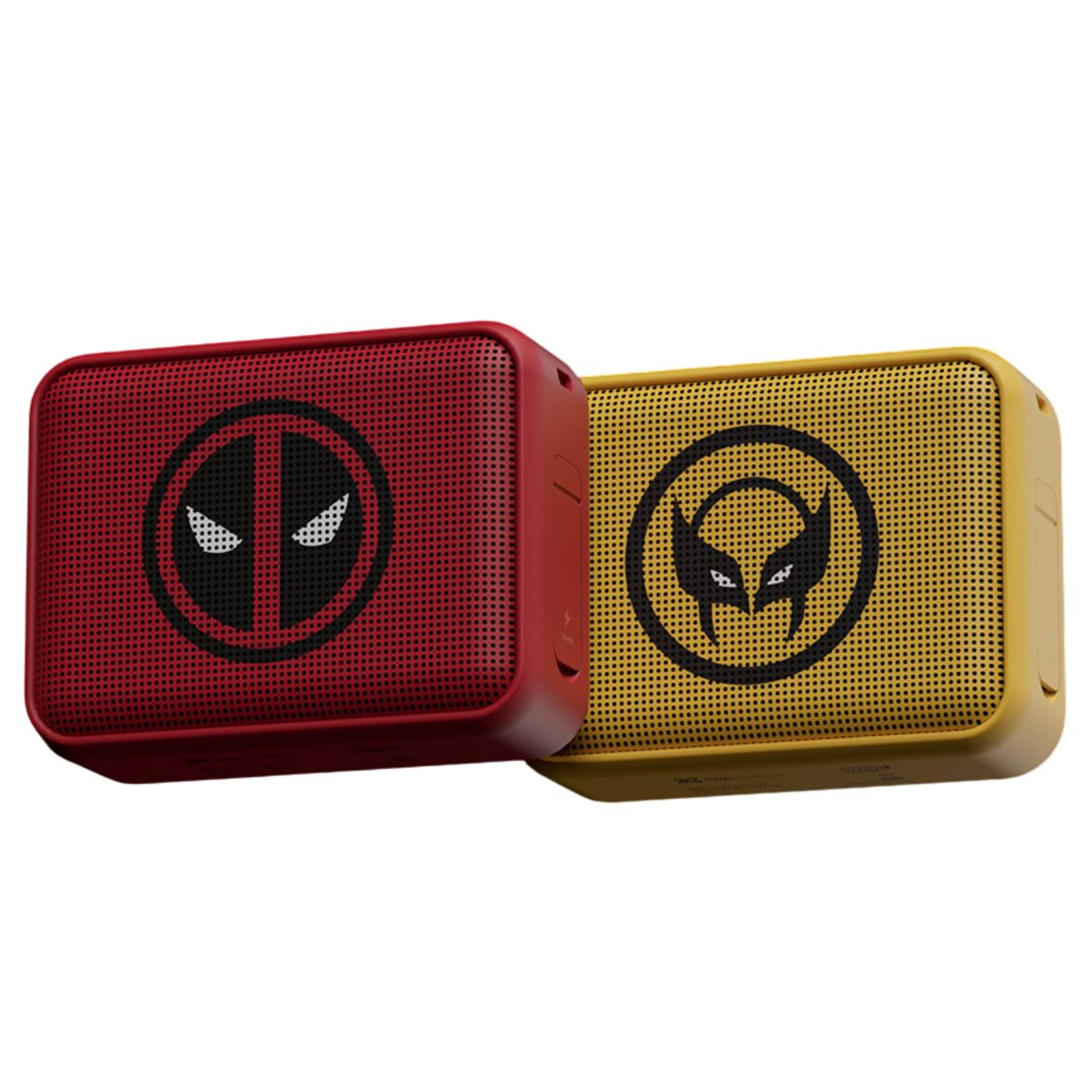 KLIP XTREME - Klip Xtreme KBS-025MD-2PK, Pack de 2 Parlantes Bluetooth, Deadpool & Wolverine, 20Hrs de Autonomía, IPX7