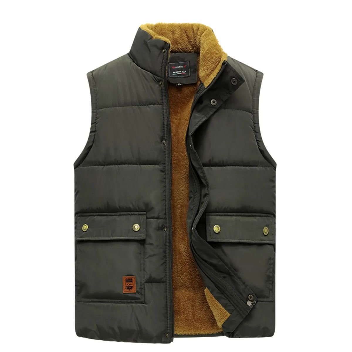 TIOZONEY - Chaqueta Sin Mangas Ripstop Liviana De Varon-Verde