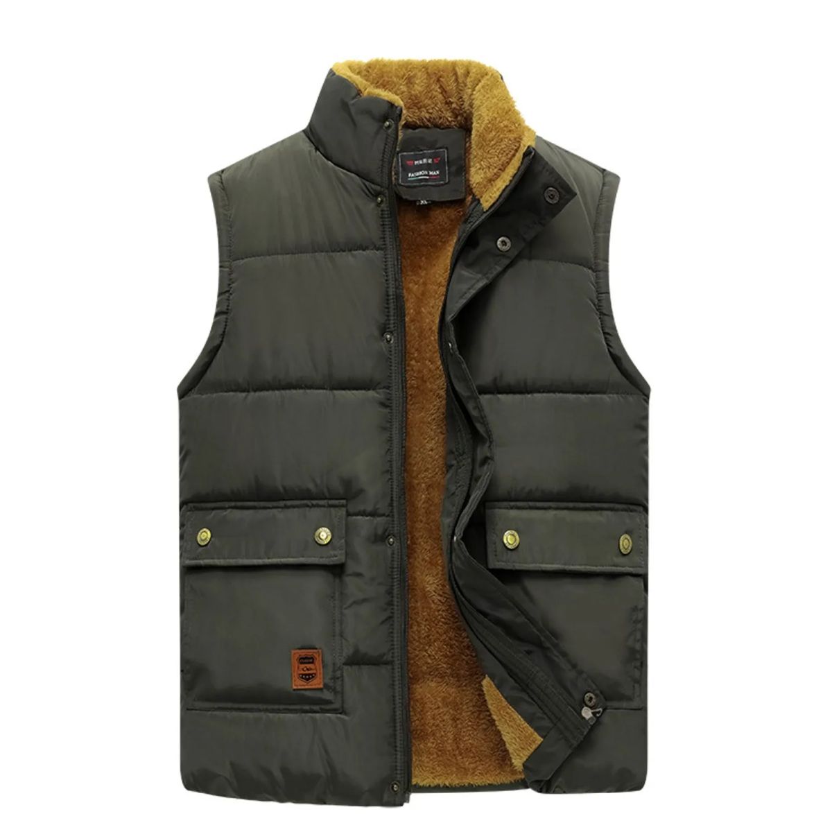TIOZONEY - Chaqueta Sin Mangas Ripstop Liviana De Varon-Verde