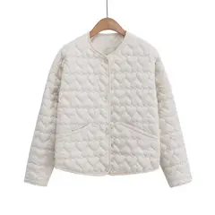 TIOZONEY - Chaqueta ligera acolchada para mujeres