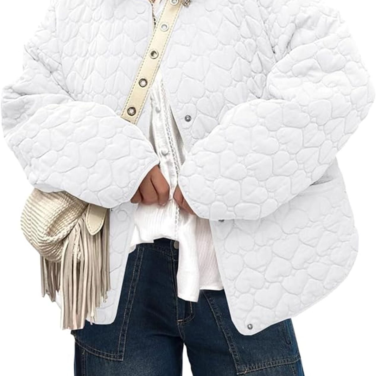 TIOZONEY - Chaqueta ligera acolchada para mujeres