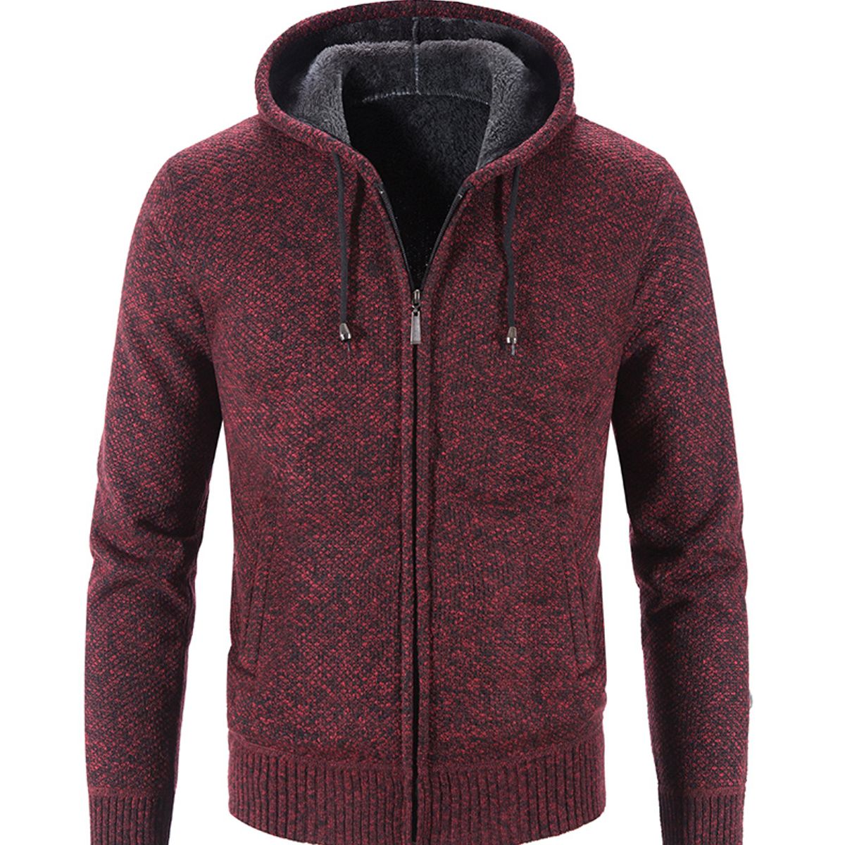 TIOZONEY - Chaqueta gruesa con capucha para hombre
