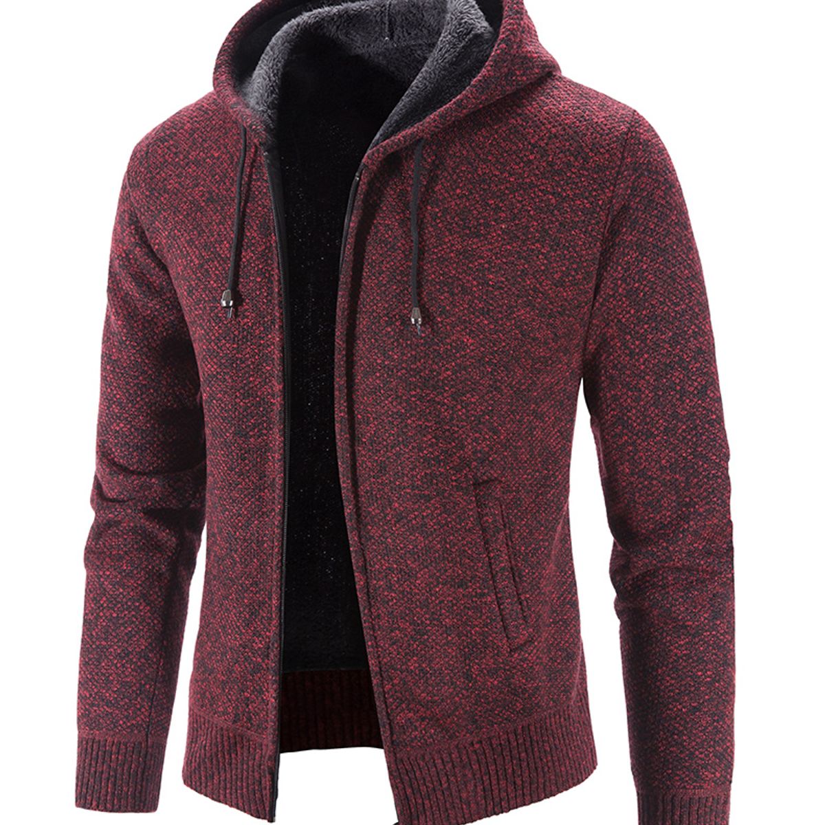 TIOZONEY - Chaqueta gruesa con capucha para hombre