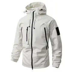 TIOZONEY - Chaqueta Hombre -Blanco