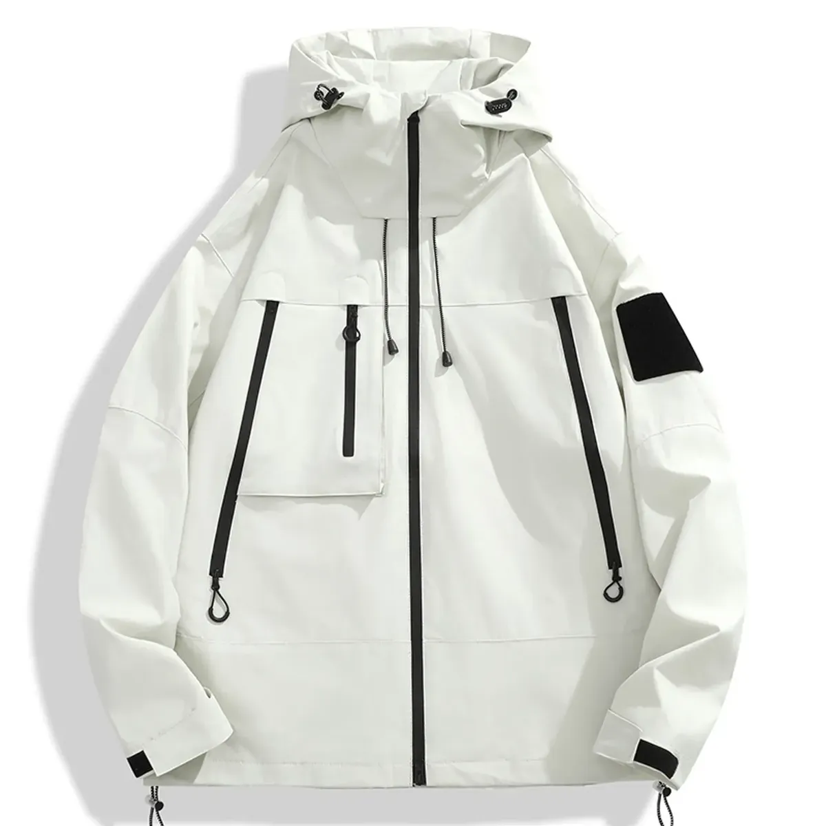 TIOZONEY - Chaqueta Hombre -Blanco
