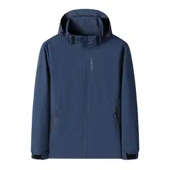TIOZONEY - Chaqueta Hombre -Azul