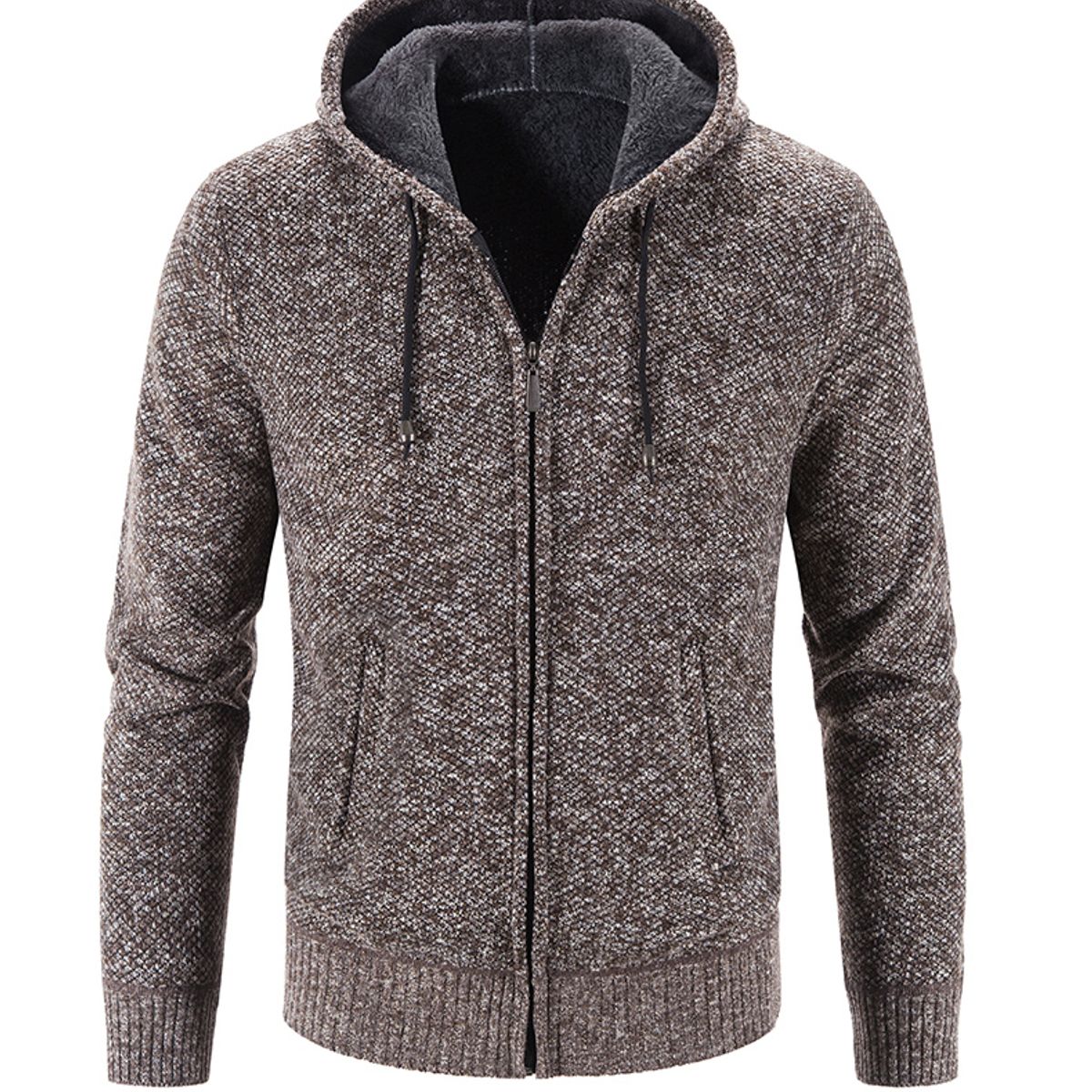TIOZONEY - Chaqueta gruesa con capucha para hombre