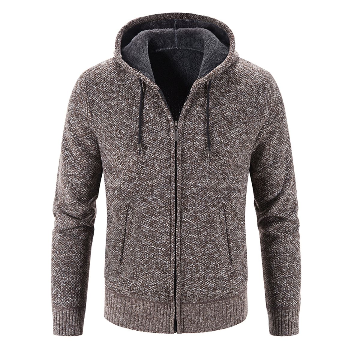 TIOZONEY - Chaqueta gruesa con capucha para hombre