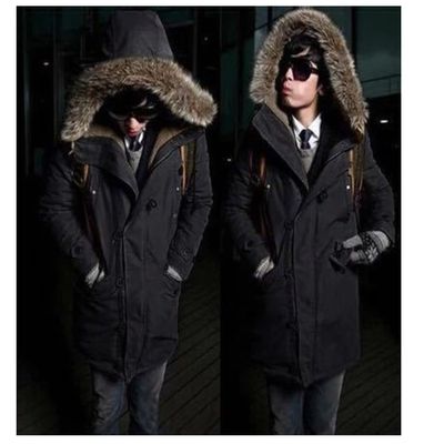 Imagen 2 del producto Chaqueta de algodón para hombres - Verde