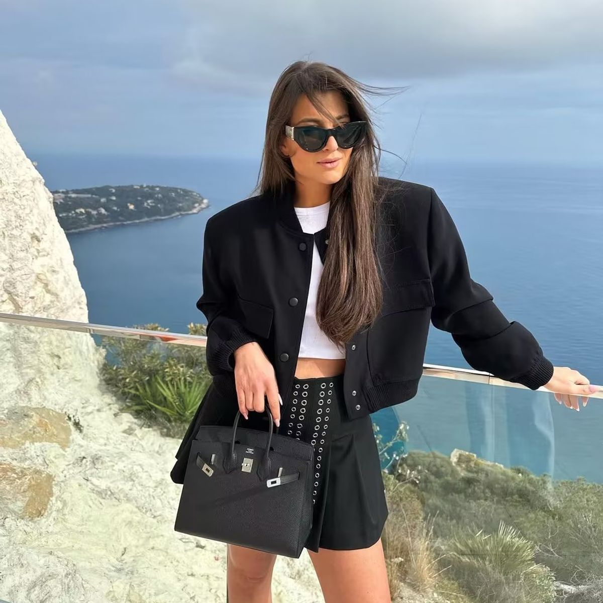 TIOZONEY - Chaqueta de mujer de primavera - Negro