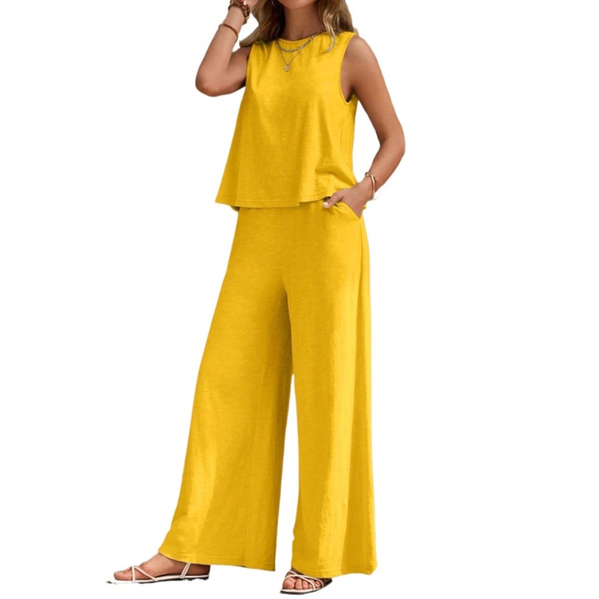TIOZONEY - Blazer vest y pantalones casuales para mujeres Traje