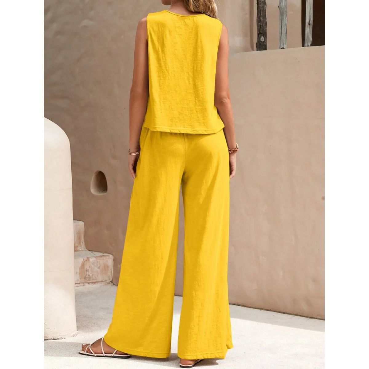 TIOZONEY - Blazer vest y pantalones casuales para mujeres Traje