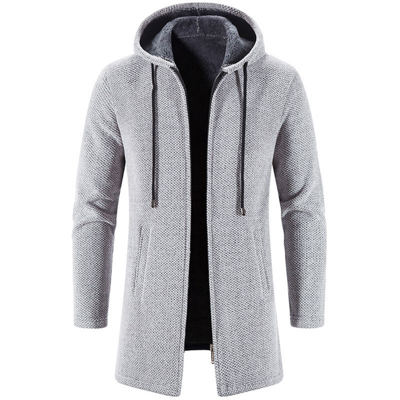 TIOZONEY - Gabardina para hombres - Blanco