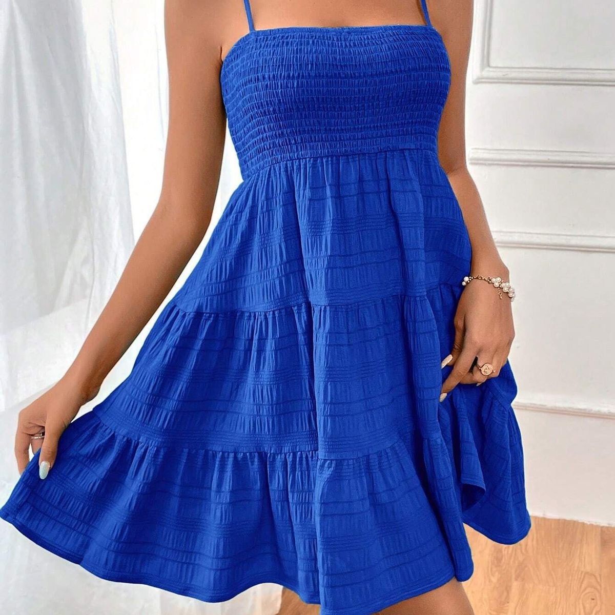 TIOZONEY - Vestido halter de mujer