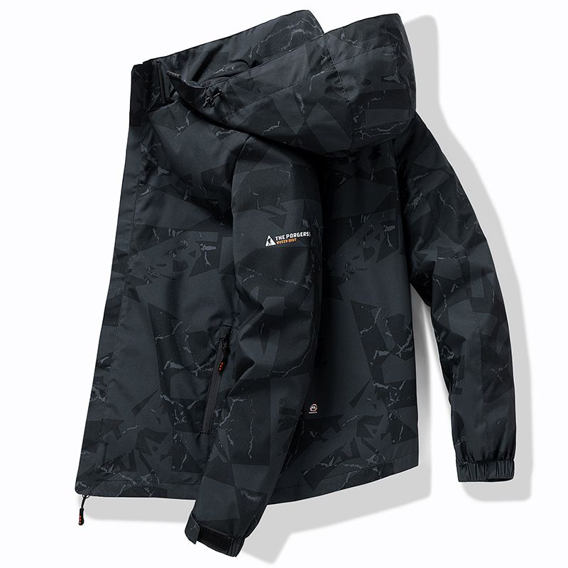 TIOZONEY - Chaqueta Hombre -Negro