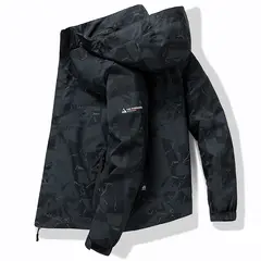 TIOZONEY - Chaqueta Hombre -Negro