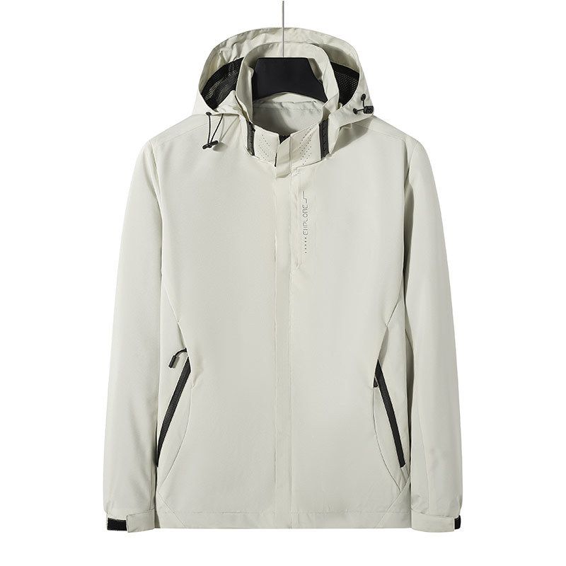 TIOZONEY - Chaqueta Hombre -Blanco
