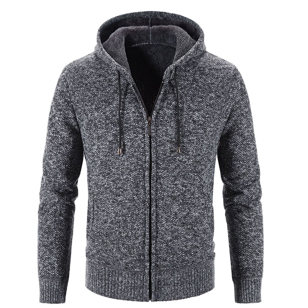TIOZONEY - Chaqueta gruesa con capucha para hombre