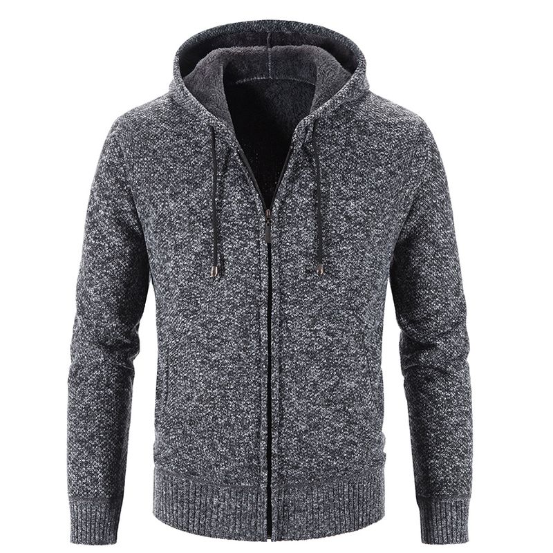 TIOZONEY - Chaqueta gruesa con capucha para hombre