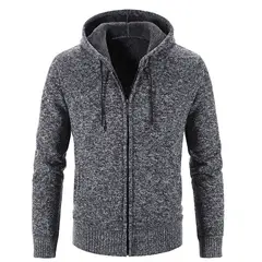TIOZONEY - Chaqueta gruesa con capucha para hombre
