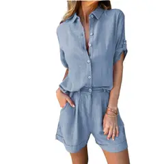 TIOZONEY - Blazer vest y pantalones casuales para mujeres Traje